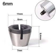 6mm 6.35mm 8mm 콜렛 척 어댑터 조각 트리밍 머신 전기 라우터