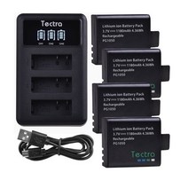 월드구매대행 SJCAM SJ4000 SJ5000 EKEN H9 H9R 액션캠용 충전 배터리 PG1050 충전케이스, 충전배터리와 충전케이스