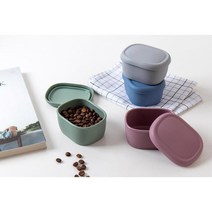 30대 직장인 전자레인지용 도시락통 식당 반찬 보관, 1개, 대(그레이)