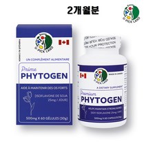 대두이소플라본 파이토젠 식물성 여성호르몬 에스트로겐 보충제 갱년기 여성영양제 파이토케미컬 세이지잎 붉은토끼풀 당귀 연어콜라겐 캐나다 식약처인정 60캡슐, 60캡슐  1통