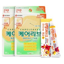 일동제약 케어리브 점보관절용 7매 2개 + 핑크퐁 센텔레이즈 연고, 점보관절용2개+센텔레이즈연고1개