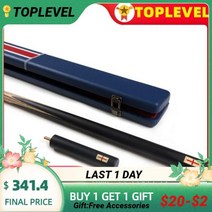 RILEY 대회용 전문 원피스 스누커 큐 수제 당구 큐 스틱 확장 케이스 포함 플레이어용 9.5mm