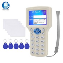 10 영어 주파수 RFID 복사기 복사기 125KHz 키 fob NFC 리더기 13.56MHz 암호화 된 프로그래머 USB UID 복사 카드 태그|컨트롤카드 리더|, 1개, 단일, 10pcs UIDKey