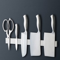 구디푸디 304스테인레스 자석 칼걸이 칼꽂이 거치대, 풀스텐 (대 50cm)