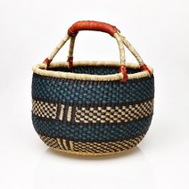 공정무역 볼가바구니 컬러 랜덤 라운드 일반 스탠다드 수공예 가방 피크닉 소풍 야외 캠핑 백