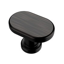 Alzassbg 10팩 오일 러브드 브론즈 캐비닛 손잡이 34mm(1.3인치) 캐비닛 하드웨어 원형 직사각형 손잡이 찬장 및 서랍용 AL6020ORB, Oil Rubbed Bronze_Knob