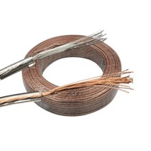 와이엠테크 국산 고급형 투명 스피커 케이블 스피커선 30C 100m 롤 DIY 스피커 엠프 연결선