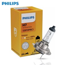 필립스 H7 기아 K3 K3쿱 더뉴K3 더뉴K3쿱 순정형 프리미엄 할로겐 전조등 자동차 전구 12972PRC1 12V 55W PX26D