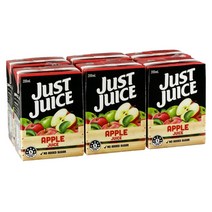 호주 저스트 주스 사과맛 200mlx6개입 Just Juice Apple Juice