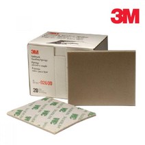 3M 스폰지사포 스펀지페파 샌딩스폰지 2개 샌딩스펀지 스폰지페파 퍼티연마, 02606 (120~180방)