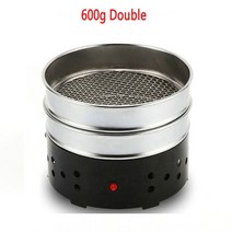 원두 커피 로스팅기 로스터 가정용 업소용 땅콩 깨볶는기계 1000 더블 레이어 볶은 콩, 110v 600g 더블