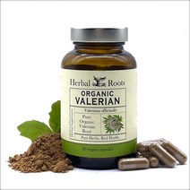 Herbal Root 발레리안 루트 900mg 60 비건 캡슐, 1개, 기본