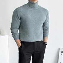 데일트 남자 퍼펙트 스판 목폴라 터틀넥 니트