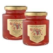 Fortnum & Mason 포트넘앤메이슨 로즈 페탈 장미 & 프로세코 젤리 과일 잼 스프레드 200g 2개