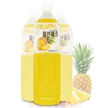 카페 파인애플 에이드 원액 1500ml 아이스티 음료 베이스 과일 주스 농축액 대용량, 파인애플 1500ml+펌프