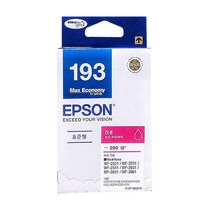 엡손 정품잉크 T193370 빨강 WF2631 WF2651 WF2661, 정품_T193 빨강, 1개