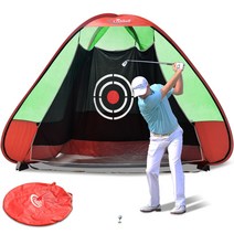 골프 연습망 원터치 골프 연습네트 골프 실내 연습장, GG-0019-BK 블랙 그물망, 1개