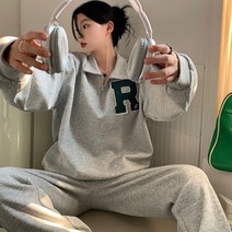 러그비 맨투맨+팬츠 트레이닝세트