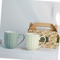 빈티지컵 머그컵 1BOX 20EA 크림 그레이 1SET 8.2x10cm 320ml 물컵 예쁜머그컵 -153EA givenus11407*51276140RC, 본상품선택, 본상품선택