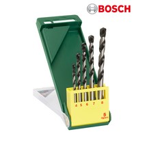 [보쉬] 콘크리트 비트세트5PCS/콘크리트작업용/함마드릴용/전동드릴용, 1세트