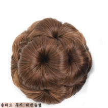 Makone 똥머리 가발 만두머리 올림머리가발 똥머리 가발 여성가발, 옵션3