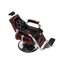 빈티지 헤어샵 체어 메이크업 의자 회전 샴푸의자, 레드