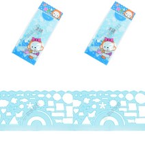 만물덕 모양자 2P 운영자 만능자 제도용구 1미터자 15센티자 1미터철자 45도자 운형자 철재자