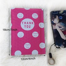 안전봉투 포장봉투 opp봉투 택배봉투 인쇄 4x7 폴리 패딩 우편물 12x18CM 버블 봉투 셀프 씰 가방 포장 택, 한개옵션1, 02 Polka