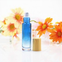 PC 천연 보석 롤러 볼 병 ml 두꺼운 Doterra 에센셜 오일 롤 병에 빈 컨테이너, 07 blue
