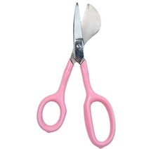 아플리케 가위 미니 공예 7.13 인치 바느질용 오리 빌 가장자리 미술 직물, [02] YELLOW