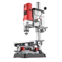 탁상 보루방 220V 드릴 프레스 드릴링 머신 밀링 탭핑기, 710W 중급형 세트