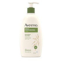 Aveeno 데일리 모이스처라이징 바디 로션 18 Fl oz 오트 & 유화제 함유 건성 피부용 영양 공급 무향 유분기 없음 논코메도제닉, Fragrance free_18 Fl Oz (Pack