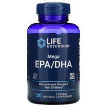 라이프익스텐션 Life Extension Mega EPADHA 소프트젤 120정