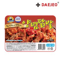 임꺽정 양념닭발350g 국내산무뼈양념닭발 캠핑 술안주, 단품