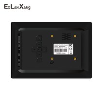 전자액자 디지털액자 스마트액자고화질 사진 멀티미디어 플레이어 MP3 알람 시계 선물 디지털 프레임 크, 01 Black_04 AU 플러그