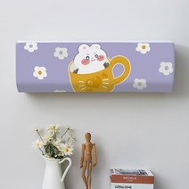 COSYEVNO 벽걸이 에어컨 커버 먼지를막다 산뜻한 스타일, KTZ513, 86*23*30(2P)