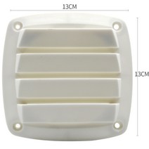 환기구 덕트 배기 튜브 후드플라스틱 air vent ventilator 그릴 커버 환기 rv yacht trailer caravan wall ceiling mount, 4인치 화이트
