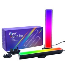 RGB 사운드 컨트롤 블루투스 음악 백라이트 스마트 나이트 게임 TV 장식 램프, [01] green, [03] UK Plug