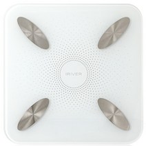 아이리버 스마트 체중계 시즌2 + 건전지 2p, SB-T250B, 밀키화이트