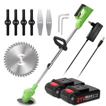 예초기 충전식 리튬 이온 배터리 무선 잔디 트리머, 협력사, EU Plug-2 배터리