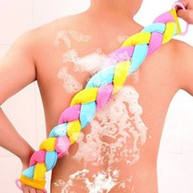 셀프 등밀이 때 바디 각질 제거 집에서 때밀기 타올 샤워 가정용 등 때밀이 세신 브러쉬, 1개