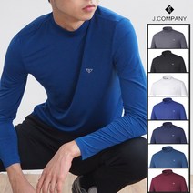 아쿠아스페이스 남성 기능성 긴팔 반목폴라 티셔츠(8컬러)