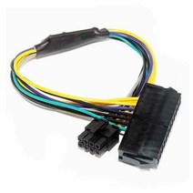 atx 24pin 암 마더보드 8pin male for dell optiplex 3020 7020 9020 t1700 서버 어댑터 전원 케이블 코드 30cm, 약 30cm, 한개옵션0