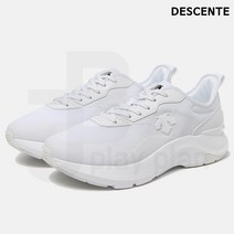 데상트 공용 데이데이 쿠셔닝 메쉬 런닝화 SN123LCR33 WHT