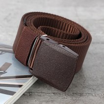 패브릭 버클 벨트 (다크브라운)(117cm) 캐주얼 벨트