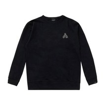 어퍼스트로피 콤마 더블 ACO 로고 스웨트셔츠 블랙/화이트