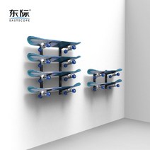 롱보드거치대 4단 벽걸이 스케이트보드 매장 판매대, K333-2 [고66 cm 4층]