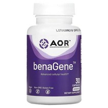 Advanced Orthomolecular Research AOR (어드밴스드 올쏘몰레큘러 Advanced Orthomolecular Research AOR BenaGene 3, 4개