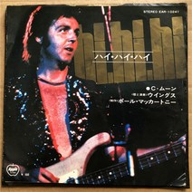 건방죽 LP판 희귀앨범 Wings -- Hi Hi Hi C Moon rock 7인치 LP 비닐 레코드