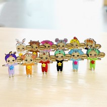 12간지 걱정인형 만들기(십이지신 캐릭터 팬시우드&실&단추&군번줄), 양
